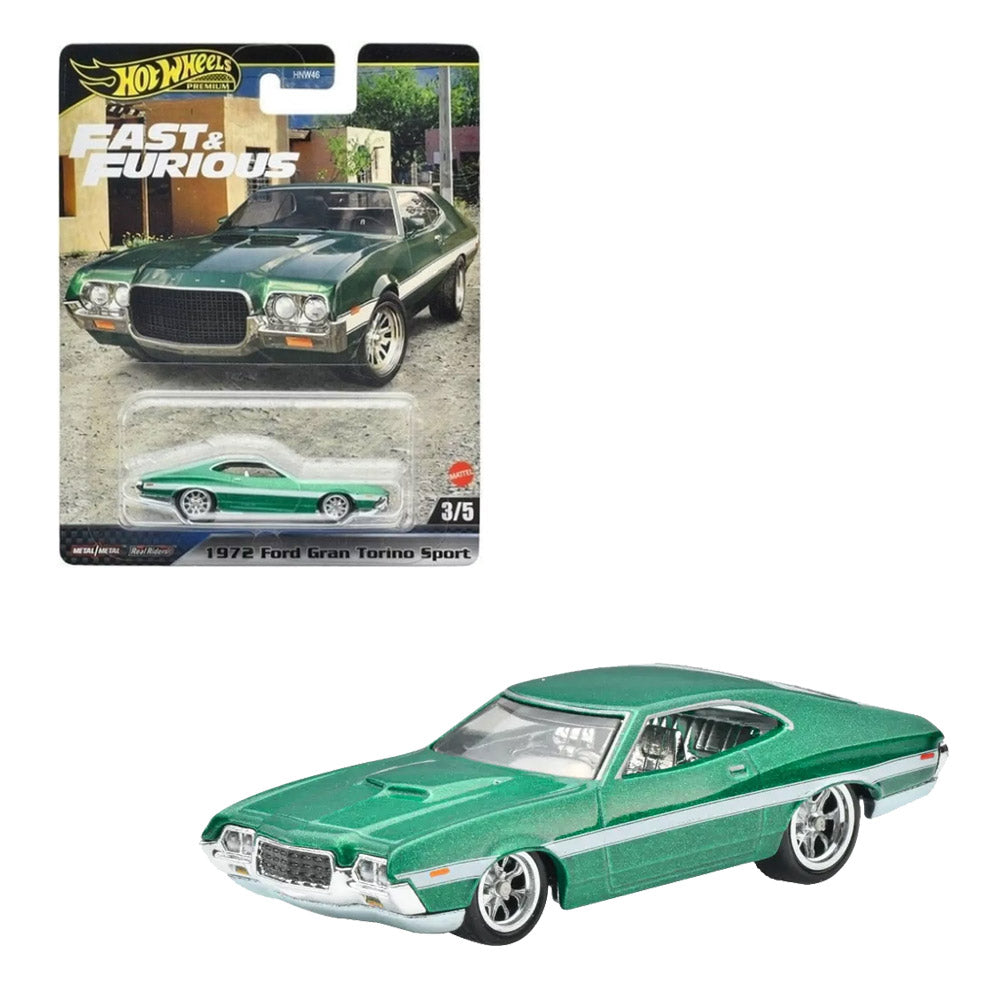 HOT WHEELS THE FAST AND THE FURIOUS 1972 FORD GRAN TORINO HOT WHEELS THE FAST AND THE FURIOUS 1972 FORD GRAN TORINO